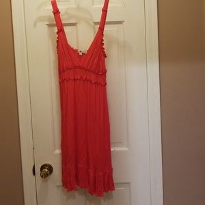 Coral womens size large dress